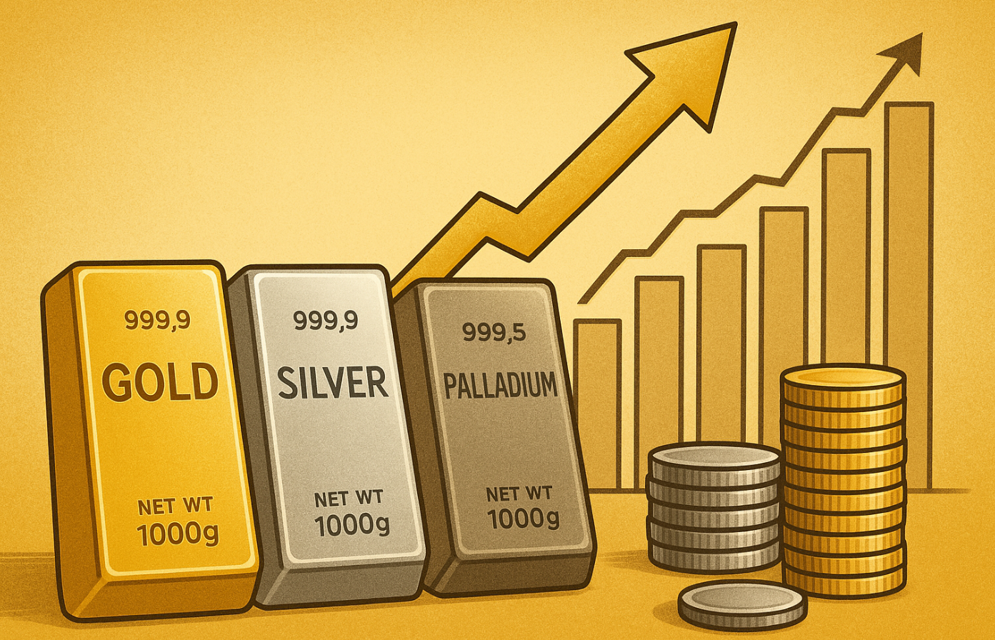 全球需求结构变化下的贵金属市场：区域分化